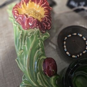 Colorful Ceramic Floral Wall Hook